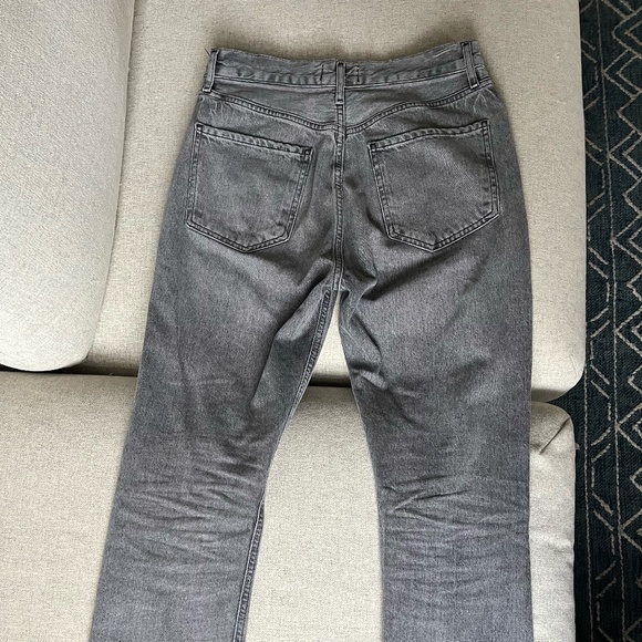 Riley High-Rise Straight Cropped Jeans Gray Size 27 (duplicate) - Picture 9 of 15